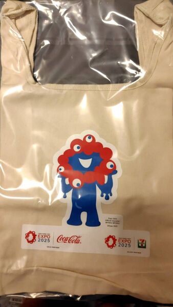 Expo 2025 大阪・関西万博 ミャクミャク リサイクル コットンバッグ コカコーラ×セブン 当選品