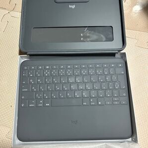 Logicool iPad用(第10世代、A16)キーボード付きケース グレー
