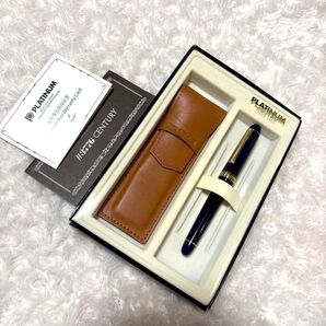 プラチナ万年筆 ♯3776センチュリー万年筆 シャルトルブルー 中字 未使用品