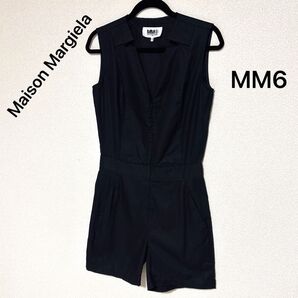 Maison Margiela メゾンマルジェラ MM6 オールインワン ブラック 40号 ワンピース