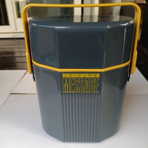 【新品、未使用】ランチボックス LEISURE MESSAGE ネイビー系
