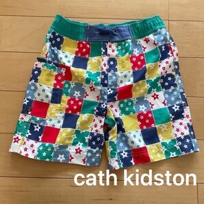 キャスキッドソン キャスキッズ カラフルパッチワーク サーフパンツ 5-6歳用 スイムショーツ ショートパンツ ハーフパンツ