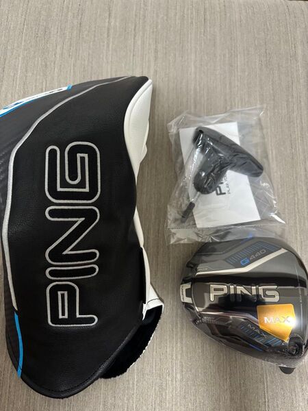 新品未使用 PING G440MAX ドライバーヘッドのみ 10.5° ピン G440マックス 日本仕様正規品 ヘッドカバー付き