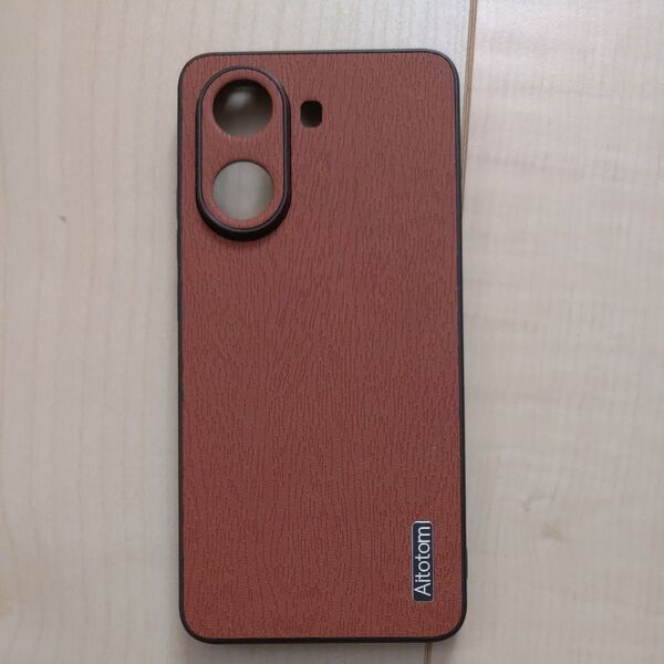 Altotom スマホケース ブラウン レザー調 Xiaomi POCO X7pro