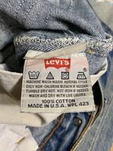 ■levi’s リーバイス■90’s VINTAGE ヴィンテージ 501 ハイウエスト ハイライズ エイジングジーンズ WPL423 米国製: W31☆BC-636_画像5