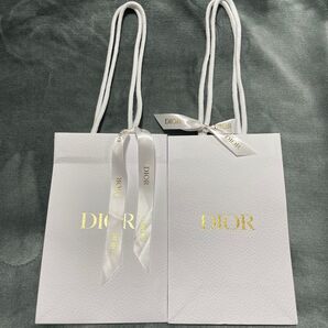 未使用 DIOR ショップ袋 紙袋 ショッパー ディオール ブランド紙袋 クリスチャンディオール 手提げ袋