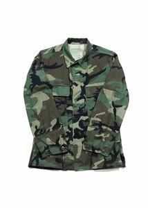 80's USAF MILITARY BDU JACKET S-R リップストップ ポプリン ウッドランドカモ 米軍 エアフォース ミリタリー BDUジャケット 米軍実物