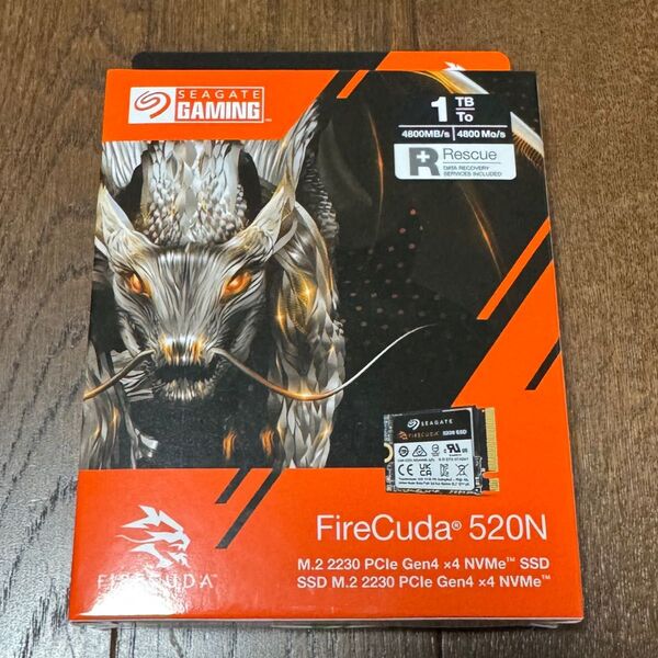 Seagate FireCuda 520N M.2 2230 内蔵 SSD【データ復旧 3年付】1TB ZP1024GV3A002