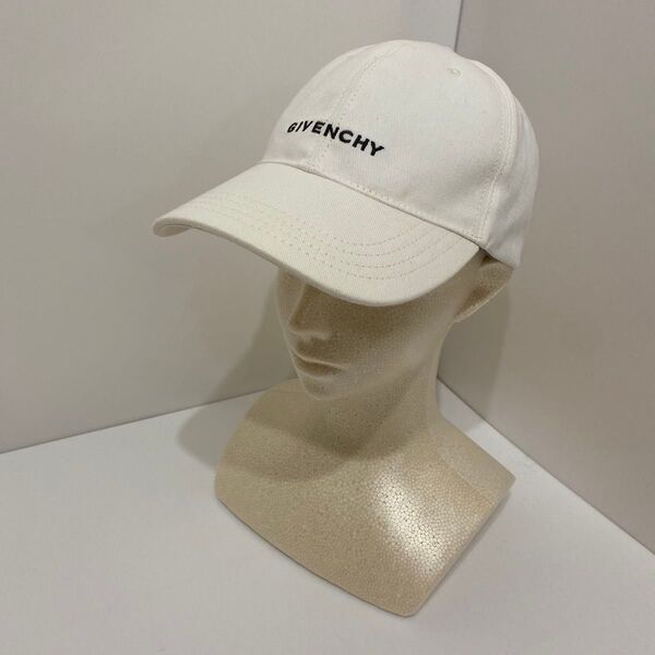GIVENCHY ホワイト ベースボールキャップ ジバンシー 白 キャップ 帽子 ジバンシィ