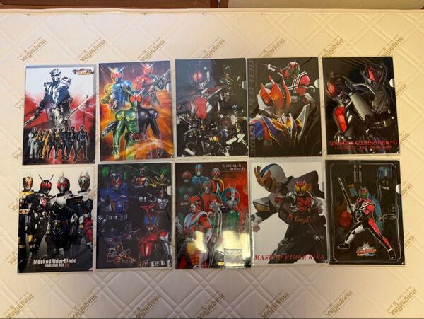 仮面ライダー劇場版限定 クリアファイル 10種 響鬼下敷き