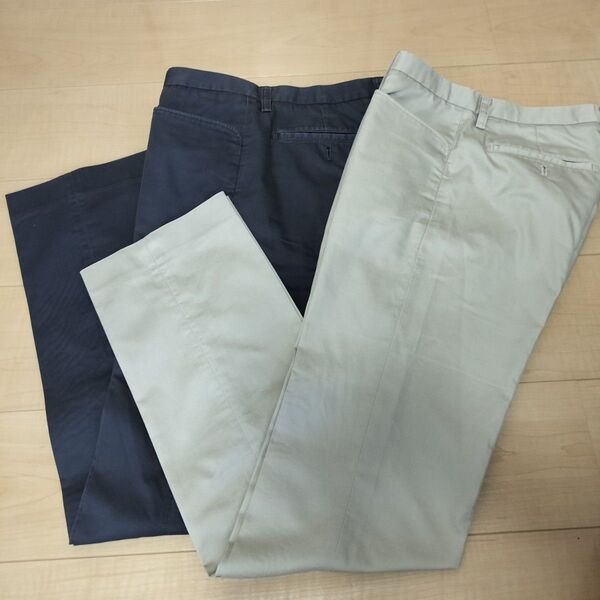 ユニクロ スラックス パンツ 2本セット W76cm