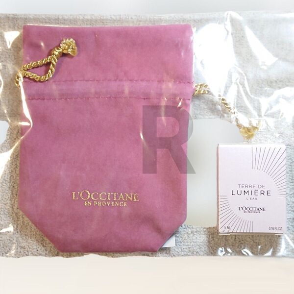 L'OCCITANE ロクシタン テール ド ルミエール オードトワレ 5mL ミニポーチセット
