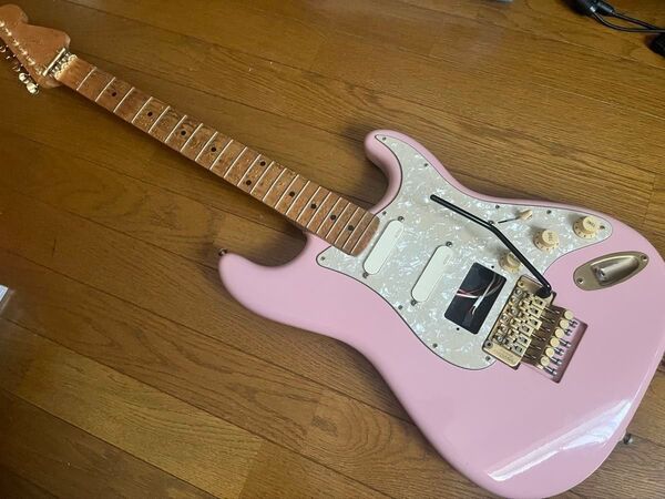 コンポーネントギター◆バーズアイネック/EMG PU 搭載/SCHECTER(シェクター)ボディ◆現状引き渡し 送料込み