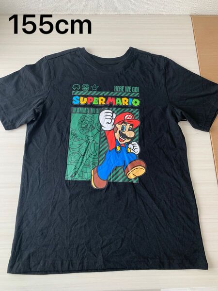 未使用訳あり 任天堂スーパーマリオ 半袖 男の子 Tシャツ 150cm160cm