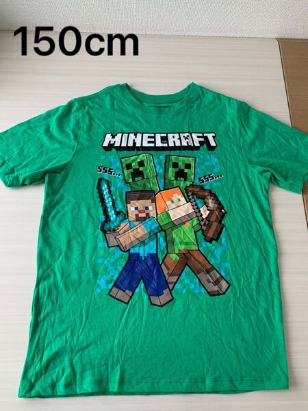 未使用訳あり マイクラ Tシャツ 男の子 半袖 Tシャツ 150cm