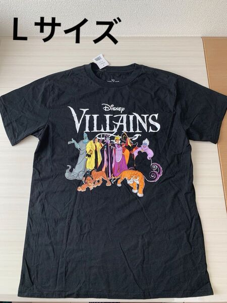 未使用 ディズニー ヴィランズ 悪役 Tシャツ 半袖 レディース Tシャツ L