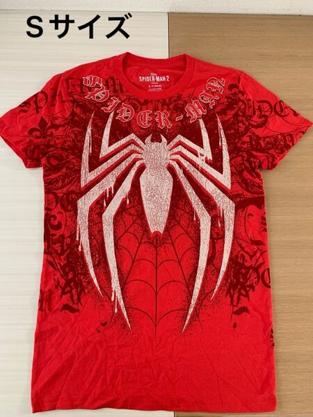 スパイダーマンTシャツ マーベルTシャツ MARVEL メンズ 半袖 Sサイズ