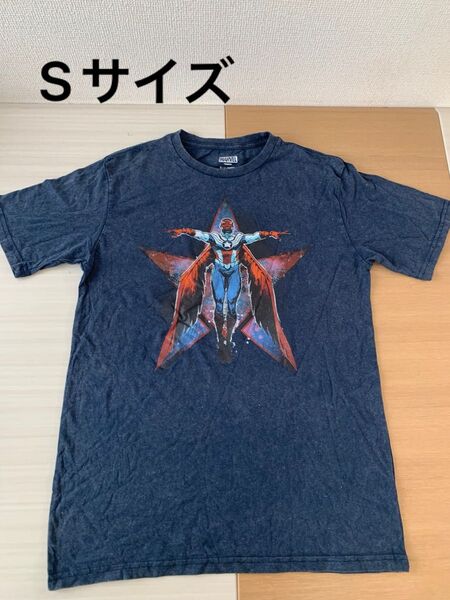未使用 MARVEL Tシャツ キャプテン・アメリカ メンズ 半袖 Sサイズ