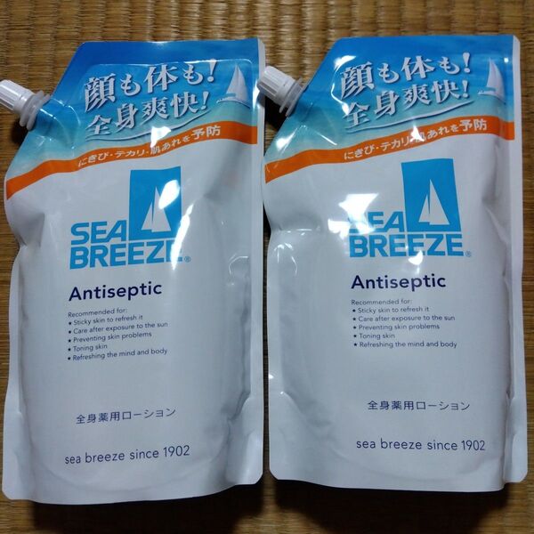 SEA BREEZE アンティセプティック 全身薬用ローション 700ml 詰替用 2個 日本製