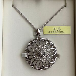【未使用品】MIKIMOTO ミキモト ペンダントルーペ ローズウィンドウ ベビーパール ミキモトインターナショナル