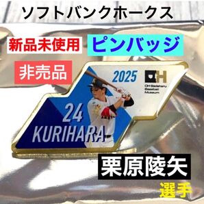 福岡 ソフトバンクホークス ピンズ ピンバッジ 栗原陵矢 選手 栗ちゃん クリ 非売品