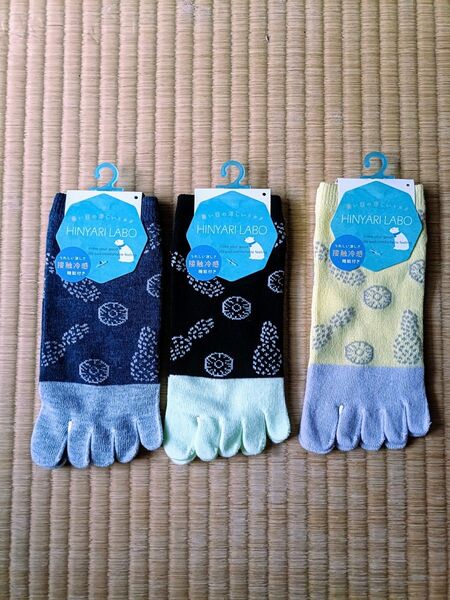 新品 5本指ソックス3足セット(23~25㎝)