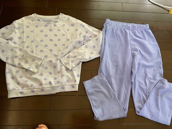 ユニクロ エアリズム AIRism花柄パジャマセット 160cm