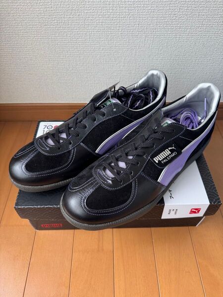 PUMA PARERMO MIJ FUJIEDA black/lt.purple 28.5センチ マグフォリア