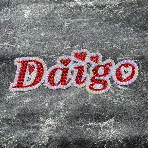デコうちわ デコ文字 デコストーン うちわ 【 Daigo 】