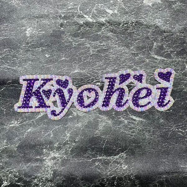 デコうちわ デコ文字 デコストーン うちわ 【 Kyohei 】