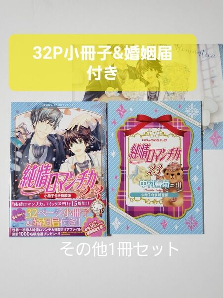 純情ロマンチカ 23 小冊子付き特装版 中村春菊 等 他1冊 計2冊セット