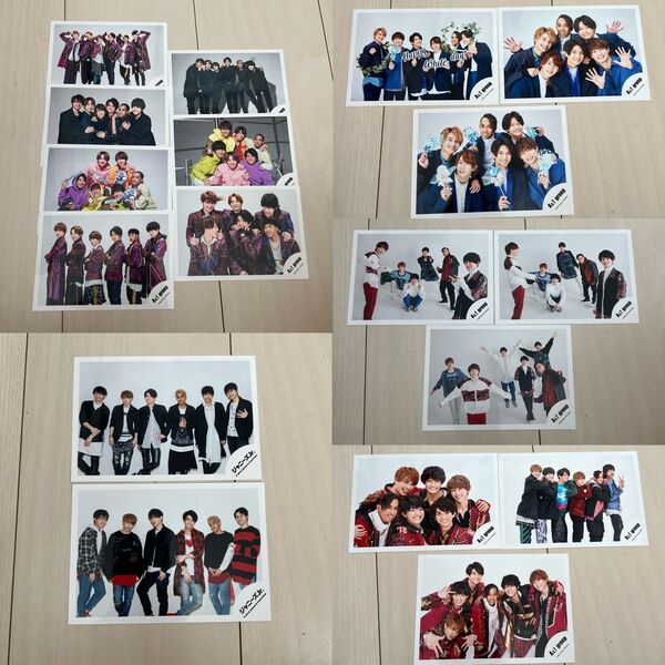 Aぇ! group 集合 公式写真 アイランドストア ジャニーズJr時代 あけおめ グリフォ ホワイトデー まとめ売り