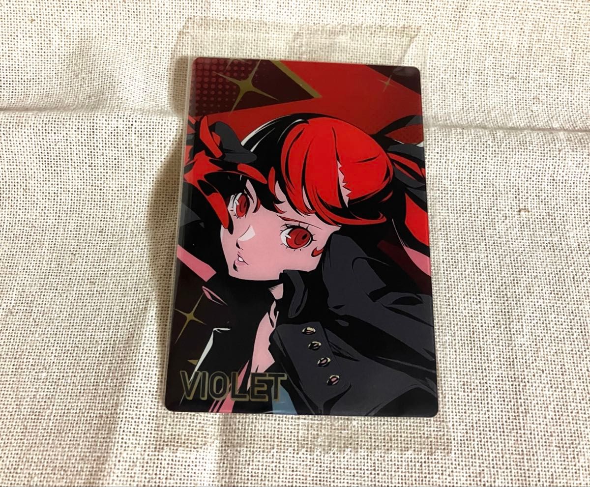 ペルソナ5 マニアクス 新島真 イラストカード ポストカード 特典 P5 ペルソナ5 ブロマイド ポストカード 主人公 雨宮蓮 モルガナ