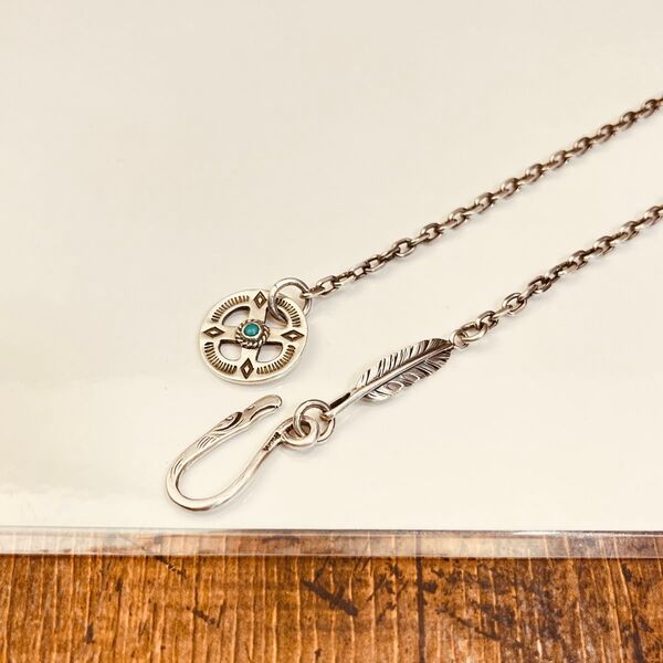 ARIZONA FREEDOM アリゾナフリーダム ネックレス チェーン フック イーグル SILVER 刻印有 ターコイズ