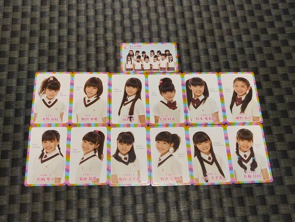 さくら学院 初期生徒カード (BABYMETAL・水野由結・菊地最愛・中元すずか)開封のみ