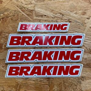 BRAKING ステッカー シール デカール ブレーキ ブレーキング バイク オートバイ パッドローター モトクロス エンデューロ