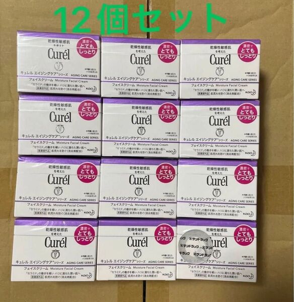 キュレル エイジングケアシリーズ フェイスクリーム 40g(医薬部外品)12個セット