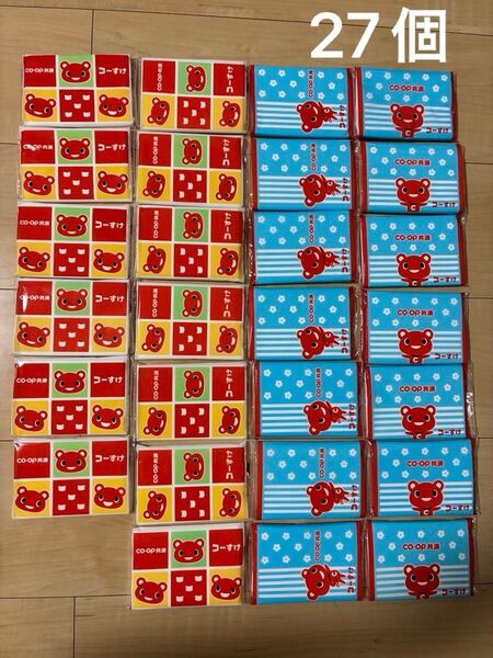 ポケットティッシュ ティッシュまとめ売り coop共済 コープ共済 非売品 コレクション コーすけ クーポン消化 ポイント消化