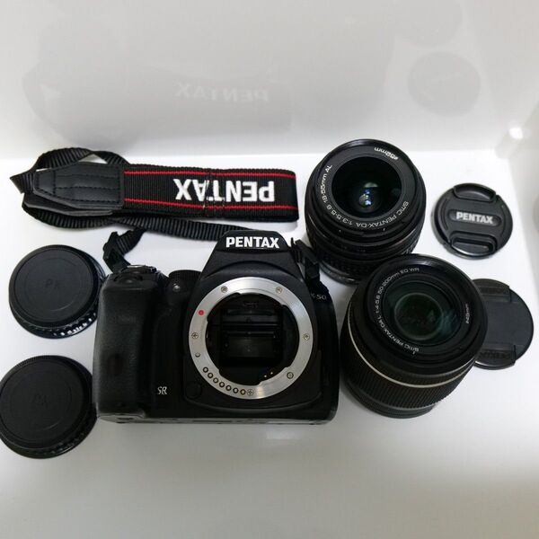 【良品】PENTAX K-50 ダブルズームレンズセット