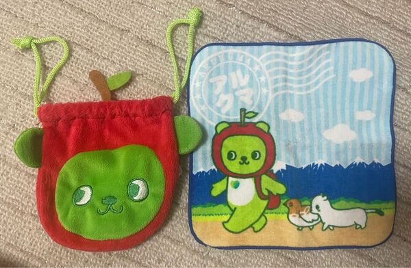 アルクマ 巾着 ミニタオル ハンドタオル