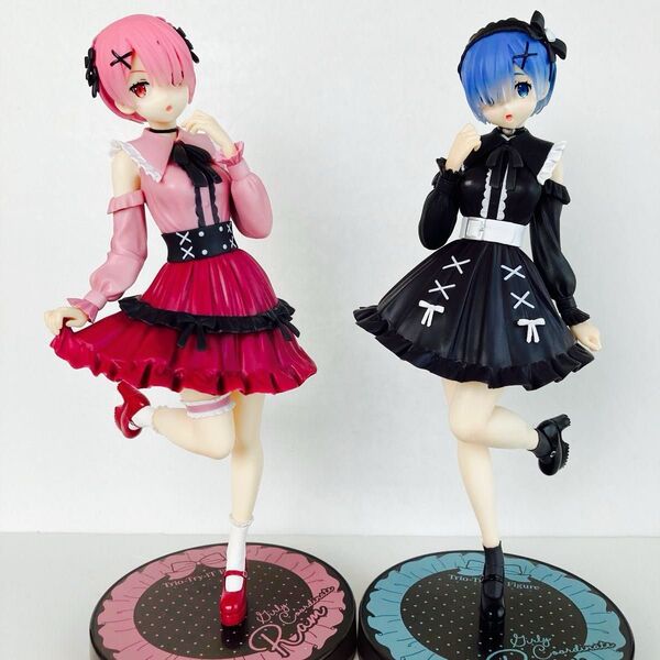 Re:ゼロから始める異世界生活 レム ラム フィギュア ガーリーコーデ 2体セット