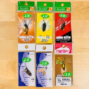 最終値下 新品 城峰釣具 オリカラスプーン 6枚セット ノア プリッジ シャースfe