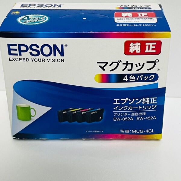 未開封 エプソン インクカートリッジ マグカップ MUG-4CL(4色パック)