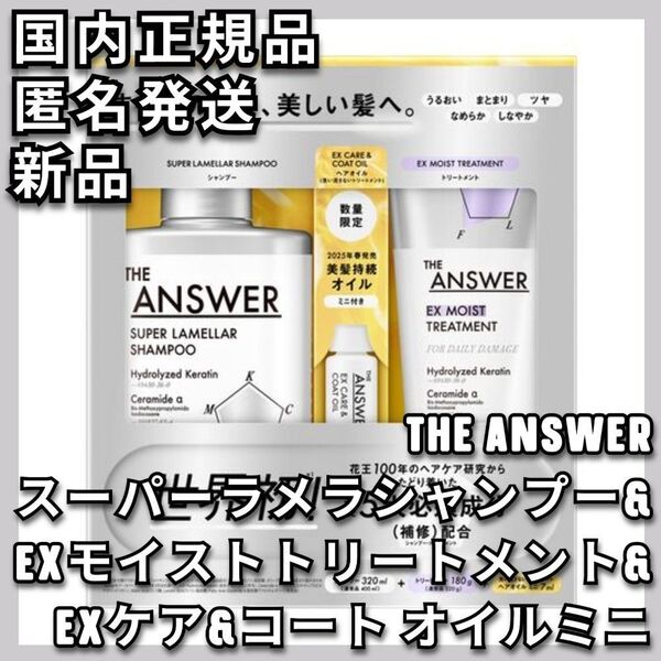 THE ANSWER スーパーラメラシャンプー EXモイストトリートメント ペア