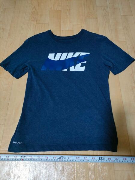 Nike Dri-FIT The Nike Tee ナイキ Tシャツ Sサイズ メンズ ネイビー ロゴ 半袖 ドライフィット