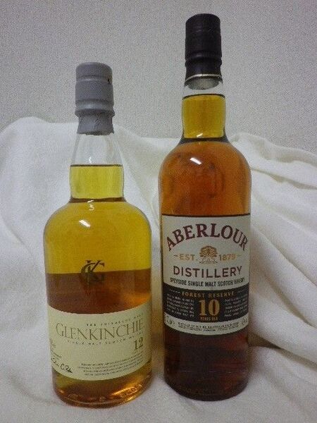 グレンキンチー 12年+アベラワー 10年 B001-2 シングルモルト 2本セット GLENKINCHIE ABERLOUR