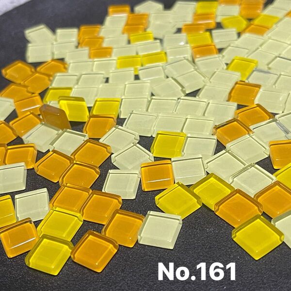 No.161ガラスタイル モザイクタイル ハンドメイド ステンドグラス 工作 183g