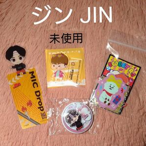 ジン スシロー BTS インザソム アクスタ JIN RJ ステッカー ピック アクリルスタンド バッジ ファミマ おまけ