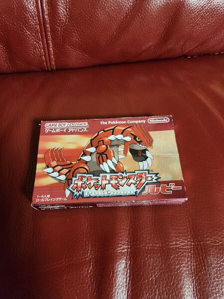 【GBA】 ポケットモンスタールビー 箱説明書あり ゲームボーイアドバンスソフト