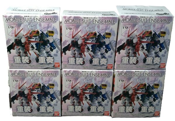 モビルスーツアンサンブル 19 BOX版 6種類フルコンプ 中身確認の為、開封済。未組立品